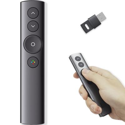 China Stylish Presentation Clicker Usb PowerPoint Smart Wireless Presentation Clicker Remote Control Presenter Timer Indicator for sale