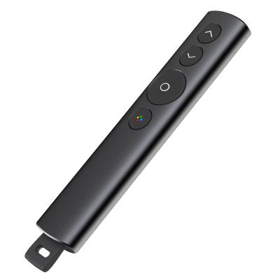 China Smart Radio Remote Control Speech Pen Electronic Pointer PPT Indicator Laser Timer Rotation Presenter for sale