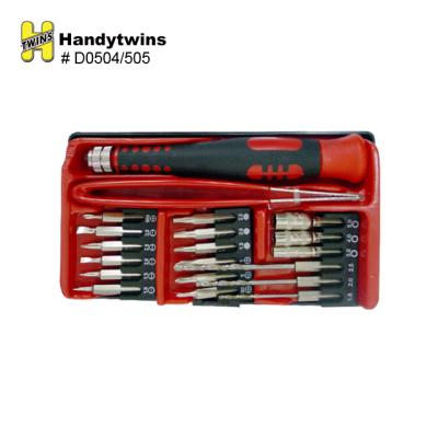 China Comfort Grip 20 Piece Precision Screwdriver and Hand Drill Set for sale