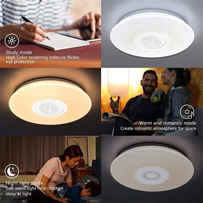 China Modern Tuya App Wifi Controlled Led Ceiling Lamp Smart Ceiling Light for sale