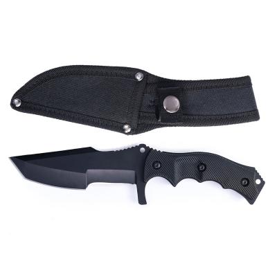 China Amazon Lightweight Tanto Fixed Blade Knife Hunting Bush Knife Combat EDC Outdoor Tactical Private Label Knife for sale