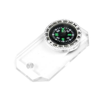 China Survival G18 Luminous Listed Lightweight Hiking Compass Military Camping Luminous Compass for sale