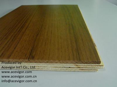 China Burma Teak Engineered Flooring for sale