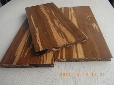 China Tigerwood Strand Woven Bamboo Flooring, T&G for sale