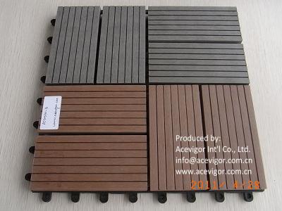 China DIY WPC decking tiles for sale