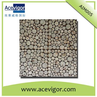 China Irregular arrange wood wall tile with beautiful vision for indoor decoration for sale