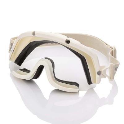 China Windproof Wholesale new design custom white frame glasses motorcycle motocross racing goggles for sale