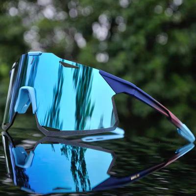 China Windproof Factory customization Cycling glasses design UV400 ultraviolet-proof wide mirror Wholesale durable outdoor polarized sports glas for sale