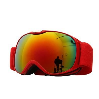 China Windproof Support small order wholesale outdoor sport cylindrical lens mirrored snow goggles ski goggles OTG children ski glasses for sale