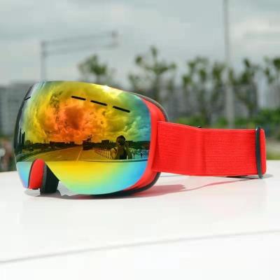 China Skiing Snowboard Goggles Professional Snow Wide Angle Glasses With Double Layers Anti-Fog UV400 Men Women Snowmobile Ski Googles for sale