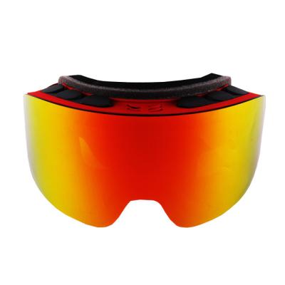 China Windproof Wholesales Snow Goggles Custom Magnetic Anti-fog Ski Goggles Winter Sports Snow Boarding Glasses ski glasses for sale