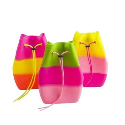 China New Fashion Colorful Waterproof Women Silicone Jelly Bag for sale