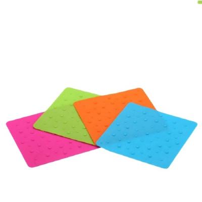 China 100% Food Grade Viable Colorful Waterproof Table Cup Mat Silicone Jars for sale