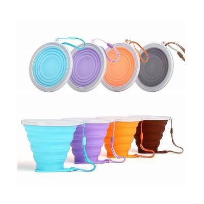 China Factory Sustainable Supports Custom Designs For Fast Delivery Collapsible Silicone Safe Eco Cup for sale