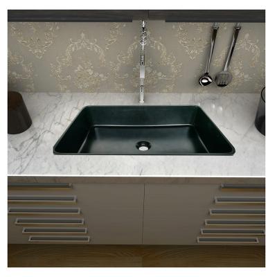 China Customizable High Quality Compound Sink Granite Stone Bathroom Sink Acrylic Granite Faucet Size Kitchen Sink Pedicure Sink for sale