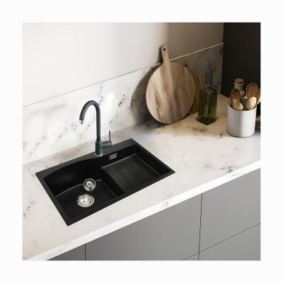 China Without Basins Solid Acrylic Natural Ceramic Compound Granite Sink Sinks Resin Sink Single Sink Quartz Stone Kitchen for sale