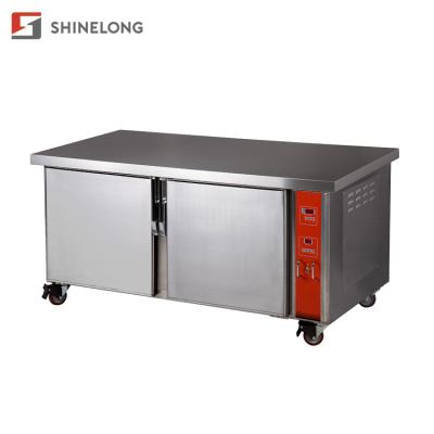 China One Way Horizontal Stainless Steel 201 Kitchen Food Storage Holding Cabinet for sale