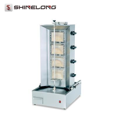 China Shawarma Countertop Four Burners Gas Chicken Shawarma Making Machine For Sale for sale