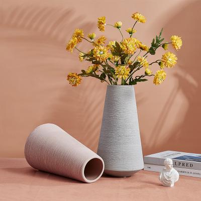 China Wholesale New Nordic Modern Home Decoration Mid Century Modern Hot Selling Morandi Ceramic Vase for sale