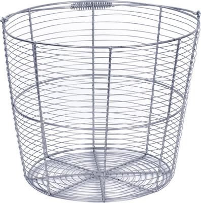 China Latest Design Viable Set of 2 of Brilliant Metal Wire Home Storage Basket with Handles for sale