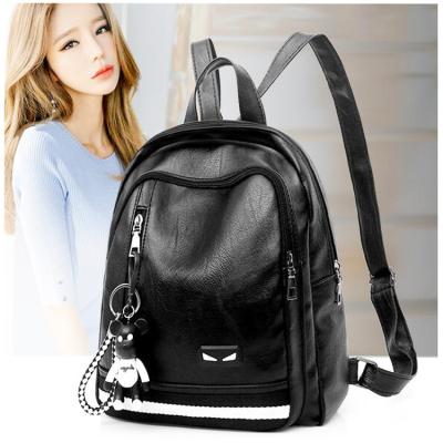 China High Quality Waterproof Girls Backpack Women PU Leather Backpack For College for sale