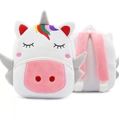 China Kids Backpack Manufacturers Imge Cartoon Animal Children School Bag Factory Fashion Cute Plush Unicorn Backpack Kids Baby School Animal Bags for sale