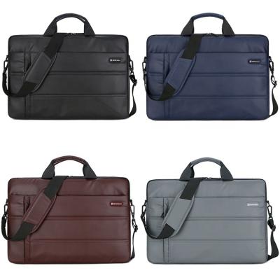 China Other Wholesale 15.6 Inch High Quality PU Computer Waterproof Messenger Laptop Bag for sale