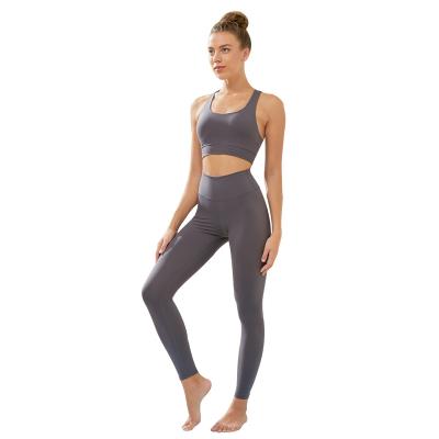 China Breathable Fitness Clothing Wear Sport Leggings Set Custom Workout Clothing Plus Size Yoga Activewear For Women for sale