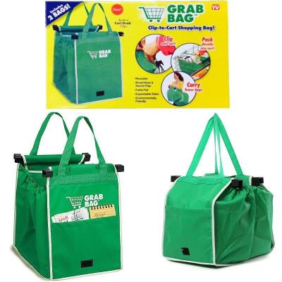 China Trolley Factory Supply Trolley Nonwoven Shopping Bag For Supermarket Foldable for sale