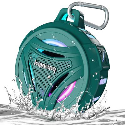 China Mini Shower Portable Speakers IP67 Waterproof Blue Tooth Wireless Speaker With LED Light Floating For Kayak Beach for sale