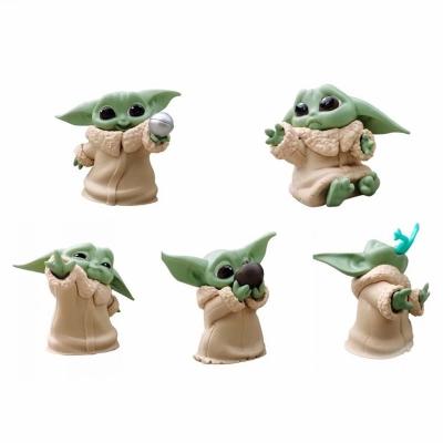 China Yoda Toy Collectible Film Character Baby PVC Action Figure Hot Selling Collectable Kids Figures Cute Action Number for sale