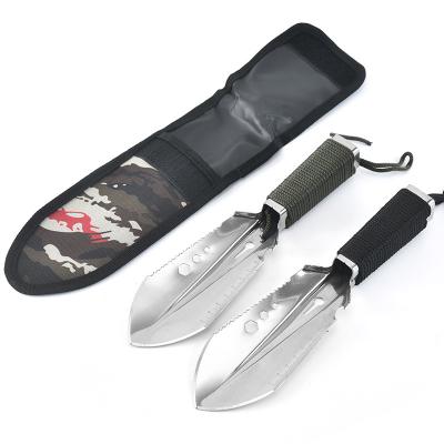 China Hand Trowel Backpacking Camping Hand Trowel Light Rising Shovel, Potty Multitool with Carry Pouch for Digging, Metal for sale