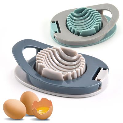 China Egg Cutter Amazon Multi Function Stainless Steel Egg Slicer For Hard Boiled Egg Safe Heavy Duty Egg Cutter for sale