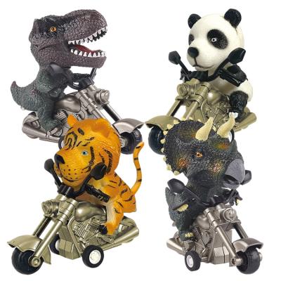 China Animal Toys Dinosaur Pull Back Motor Toys For Toddlers Ages 2-6 Years Old Rex Dinosaur Pull Back Vehicles Mini Dinosaur Pull Back Truck for sale