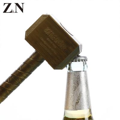 China Zeneng Factory Direct Sales Viable Custom Individualized 3D Technology Stainless Steel PVC Gold Colored Bottle Opener for sale