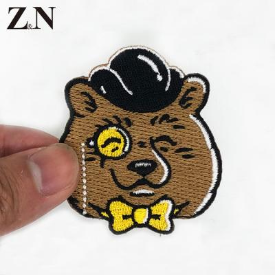 China Bon Zeneng Handmade Product Handmade Custom Iron On Clothing Fabric Chenille Embroidered Patches for sale