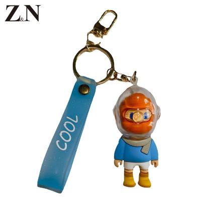 China Free Sample / Cheap Price / Design / Free OEM Customized Design Wholesale Cartoon Embossed Custom Promotional Gifts Cute PVC 3D Rubber Soft Key Chain for sale