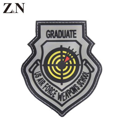 China Handmade OEM Customized Design Emboss Custom Fabrics Logo Patches Rubber Pvc Soft Clothes Patch for sale