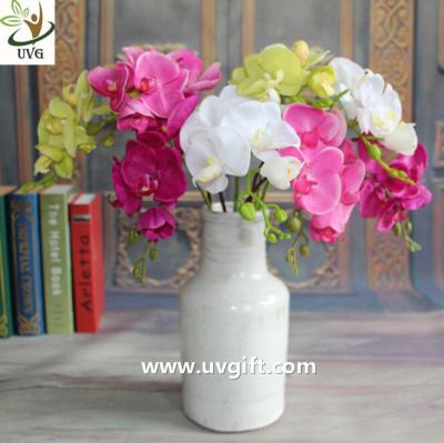 China UVG FOR40 Various cheap artificial flower with real touch PU orchid flowers for weddings for sale