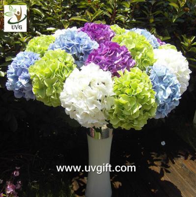 China UVG FHY21 Flower artificial wedding bouquets silk hydrangea for wedding stage decoration for sale