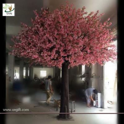 China UVG CHR08 Big fake flowering cherry tree wholesale for garden decoration for sale