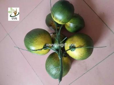 China UVG high simulation plastic artificial coconut for fake palm tree decoration PTR045 for sale