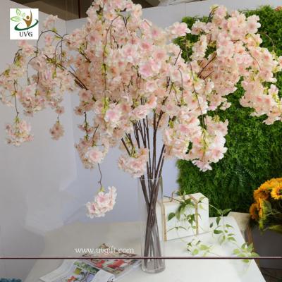 China UVG CHR129 pink fake cherry blossom tree decorative branches for wedding table decoration for sale