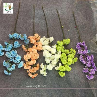 China UVG silk flower arrangement in artificial blossom tree branches wedding backdrops material CHR130 for sale