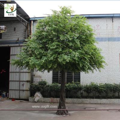 China UVG GRE040 17ft tall outdoor decorative artificial trees with fake banyan tree branch for park decoration for sale