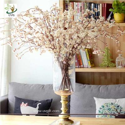 Κίνα UVG CHR147 Unique wedding favors branch centerpieces in pink artificial cherry flowers for tables προς πώληση