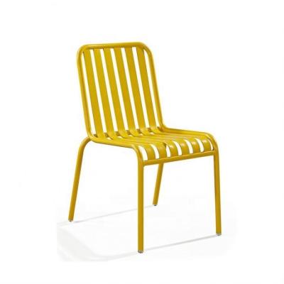 China 2022 MCI new design modern metal aluminum indoor outdoor chair restaurant chair dinner chair on sale for sale