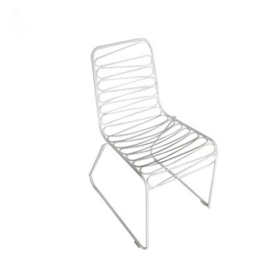 China China Modern Factory Highly Recommend Popular Indoor Outdoor Furniture Recliner Metal Electroplating Wire Mesh Chair On Sale for sale