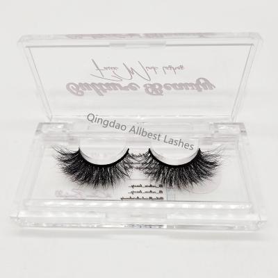 China Hot Sale 3D Mink Eyelashes False Long Natural Eyelashes 100% Real Mink Eyelashes Handicraft for sale