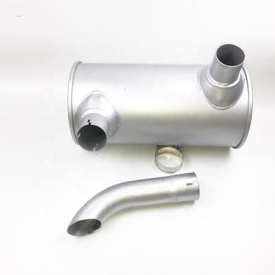 China High Quality Excavator Construction Machinery Parts PC60-7 Exhaust Muffler Generator Muffler for sale